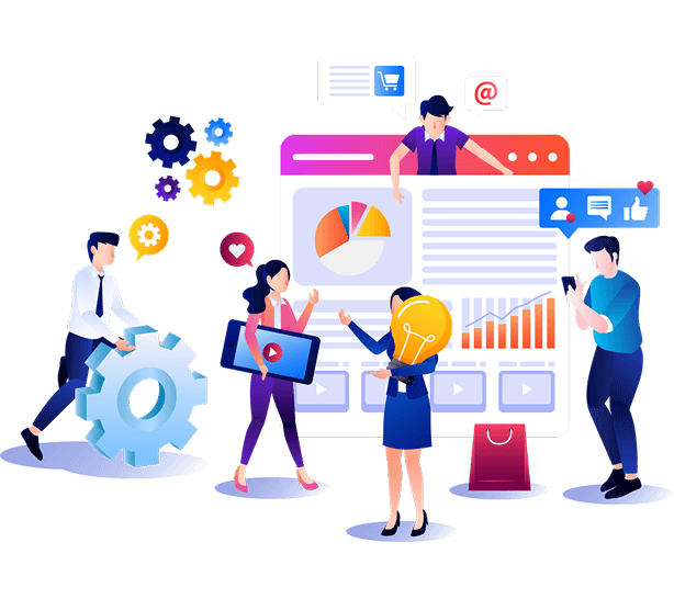 Digital Transformation Illustration